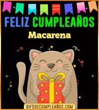 GIF Feliz Cumpleaños Macarena